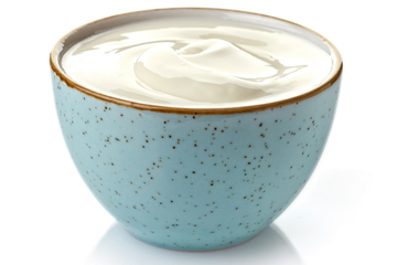 Bowl of plain yogurt