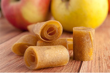 Apple fruit leather