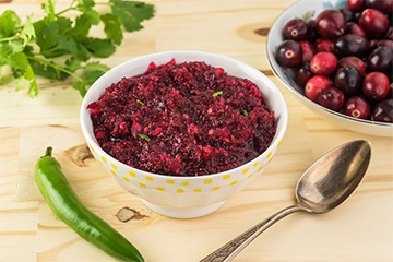 Cranberry salsa