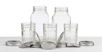 empty jars for canning