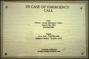 Post emergency information
