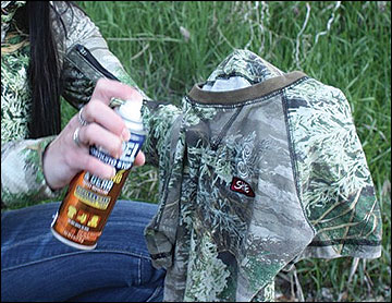 Spray-on tick repellents are effective in keeping ticks off clothing and skin