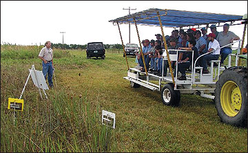 Wildlife habitat management practices are demonstrated