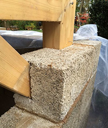 Building with hempcrete