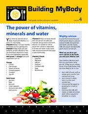 Vitamins, Minerals and Water