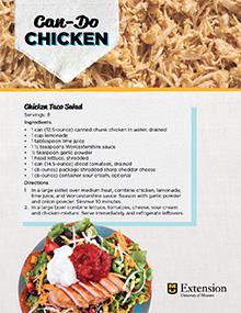 Can-Do Recipes: Chicken