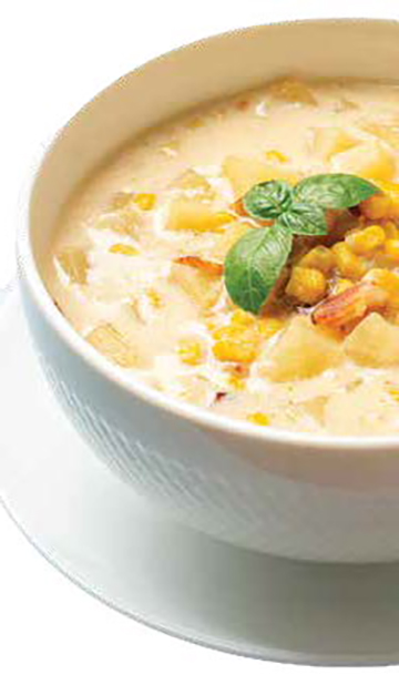 Microwave Potato Corn Chowder