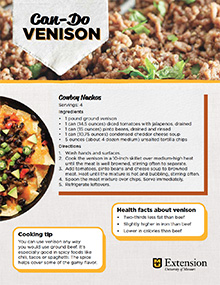 Can-Do Recipes: Venison