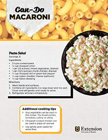 Can-Do Recipes: Macaroni