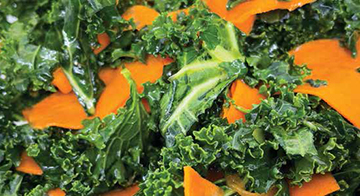 Greens with Carrots