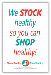 We stock healthy window cling