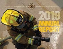Cover of the 2019 MU FRTI annual report