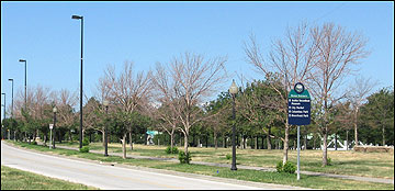 Devastated Kansas City streetscape