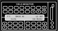 Yield monitor console