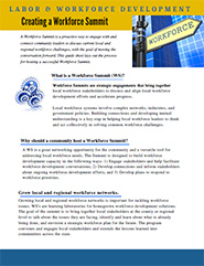 Create Workforce Summit flyer