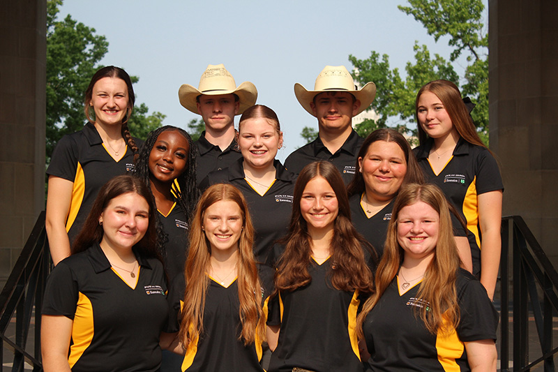 The 2025 4-H State Council group