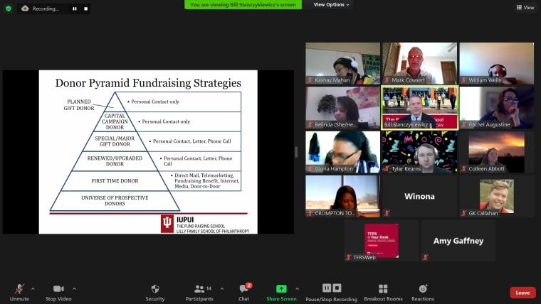 More than a dozen afterschool professionals and MU Extension specialists completed online training from The Fund Raising School at Indiana University’s Lilly Family School of Philanthropy.