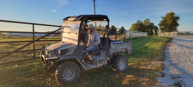 Dakota Beckfield works at Hopewell Farms in Monroe County. The farm relies on family members and two employees to run the farm. In a tight labor market, farmers can use nonmonetary compensation to attract and retain workers, says University of Missouri Ex