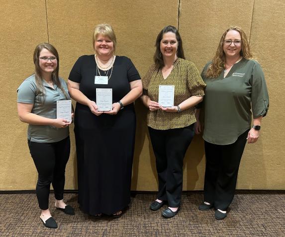 Shelby Bargfrede, Emily Bergsieker, Jessica Trussell and Jackie Spainhower