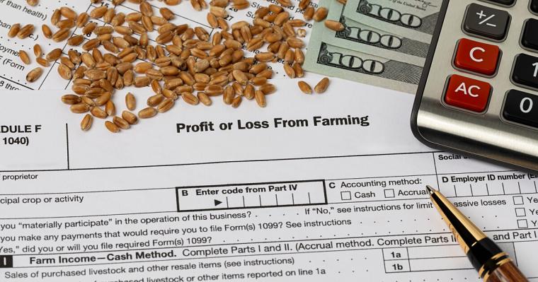 IRS farm tax form