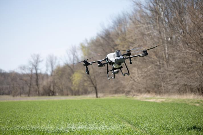 Drone in flight