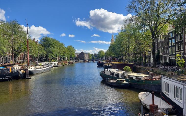 Canal in Amsterdam