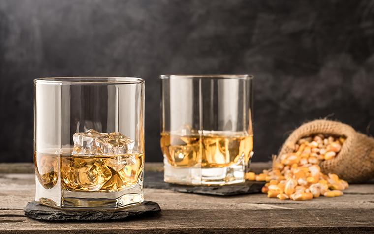 Whiskey and corn