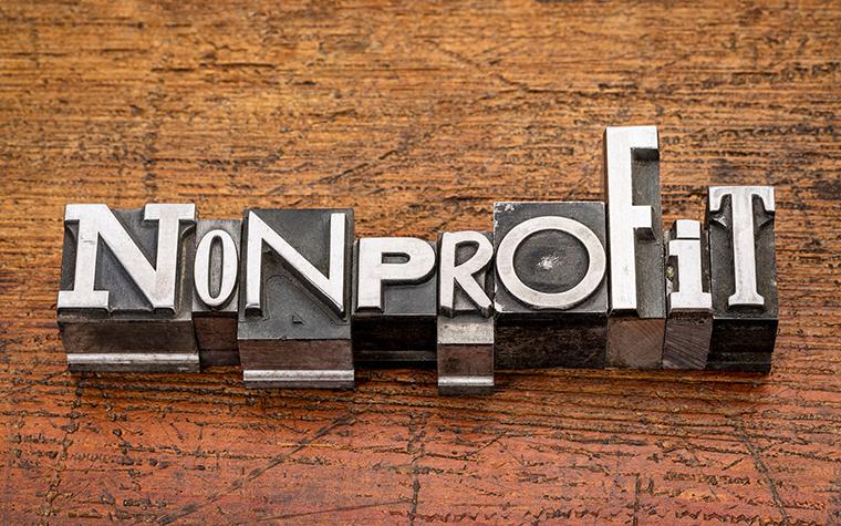 Sign saying 'Nonprofit'