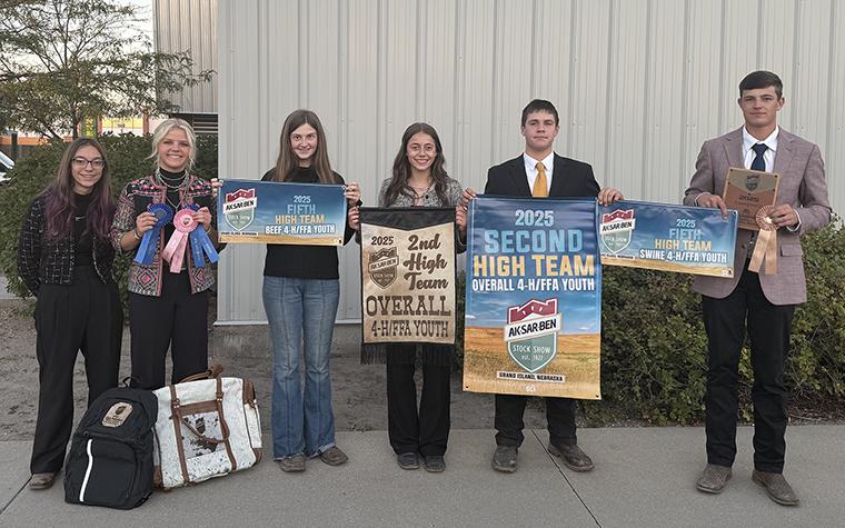 Clinton County 4-H livestock judging team
