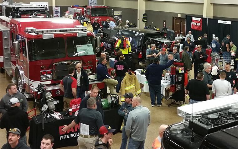 Firefighter trade show