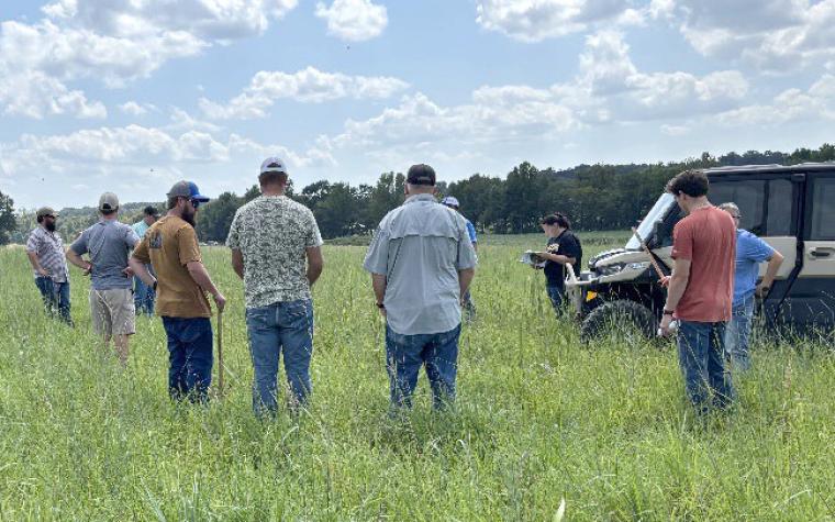 People at MU Extension regional grazing school