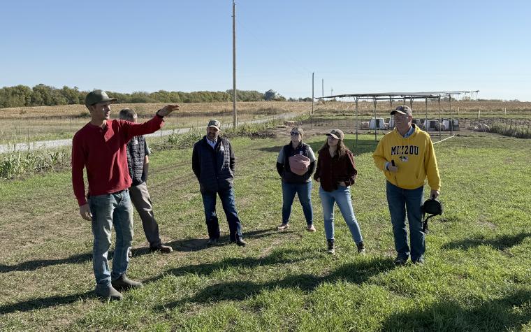 Farm tour in Concordia, Mo.