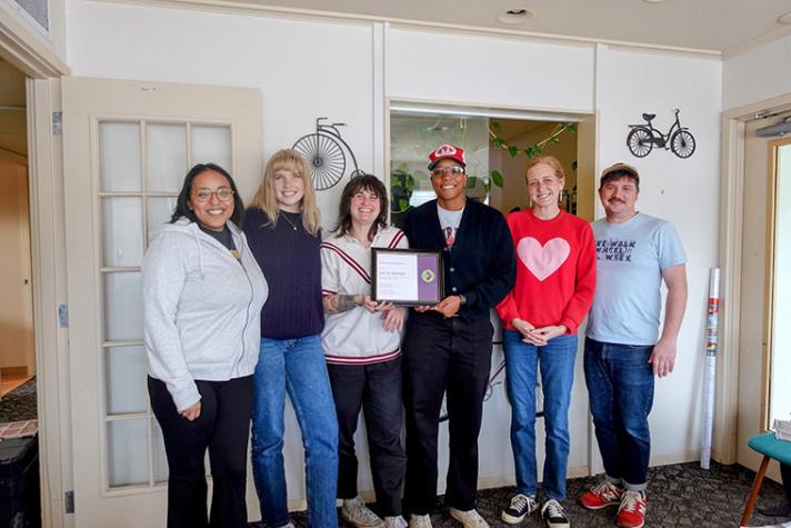 Local Motion personnel receiving RFW Designation in their Columbia office.