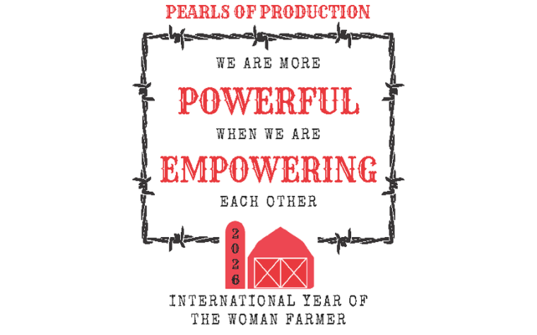 Pearls of Production - International Year of the Woman Farmer. We are more powerful when we are empowering each other