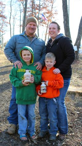 Marine veteran Jeremy Beaver and his family make and sell maple syrup near Mark Twain Lake. Beaver is one of 300,000 post-9/11 veterans expected to return to Missouri in the next decade. Photo by Linda Geist