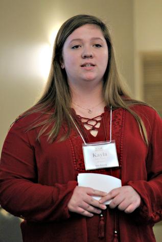 Kayla Taylor of Henry County at the National 4-H Conference in Washington, D.C.