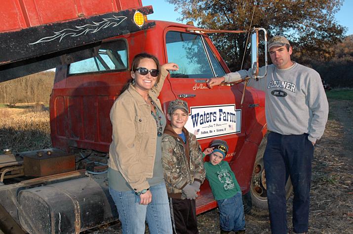 From left, Nicole, Tommy, Cole and Cody Waters balance farm chores, work, school and military life with church and community. Cody is a veteran with multiple tours of duty in Iraq and Afghanistan. He continues to serve as a captain in the National Guard.Photo by Linda Geist