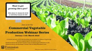 Commercial Vegetable Production Webinar Series
