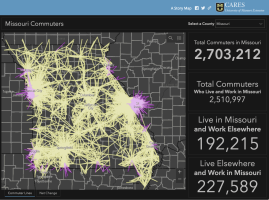 Missouri commuters story map from All Things Missouri.