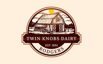 Twin Knobs Dairy logo