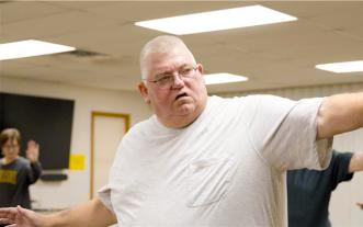 Walt Friesen at an MU Extension tai chi class.