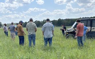 People at MU Extension regional grazing school