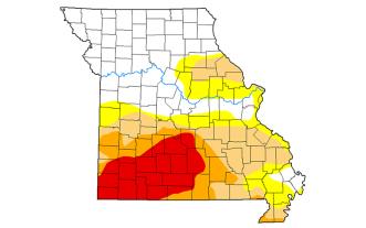 Drought impact map
