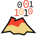 Volcano with numbers