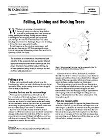 Felling, Limbing and Bucking Trees