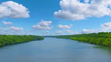 Panorama of Mississippi River
