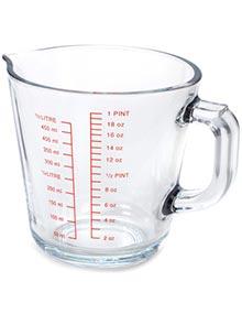 Measuring cup.