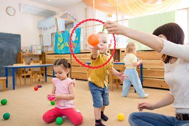 Child Playing Indoors