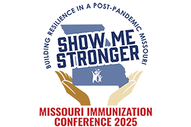 Show me stronger logo with state outline and hands