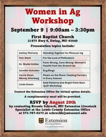 Flyer for the event